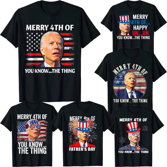 Joe Biden Dazed Merry 4th of You Know...The Thing Independence Day Shirt Funny