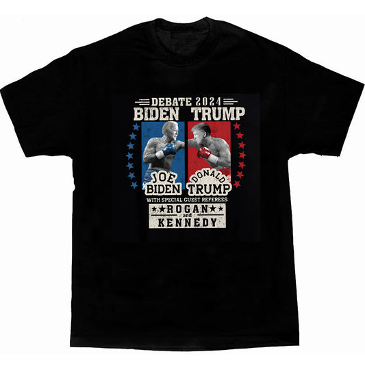 Biden VS Trump 2024 Debate Boxing match T-Shirt